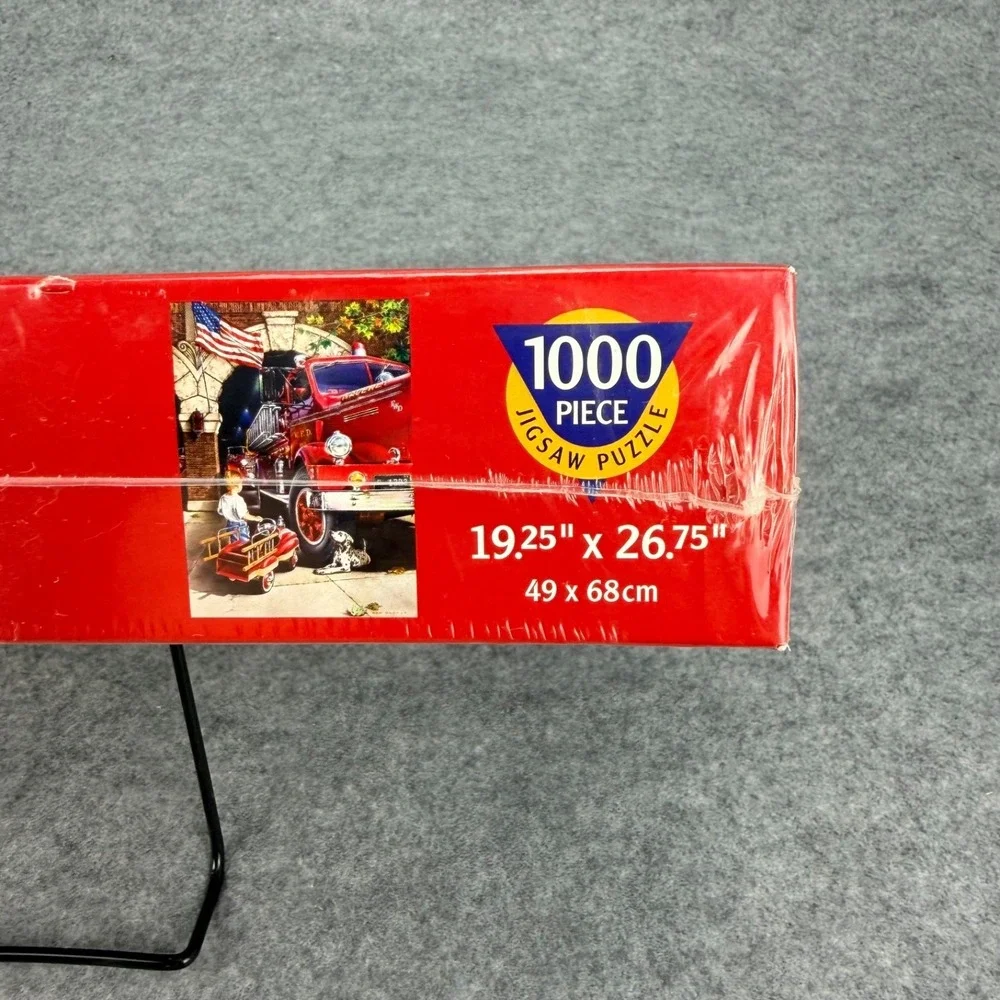 MasterPieces Childhood Dreams Fire Truck 1000 Piece Jigsaw Puzzle #70101 Sealed